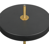 Lámpara de sobremesa Trio Keaton LED negro y dorado 45,5cm 540210180