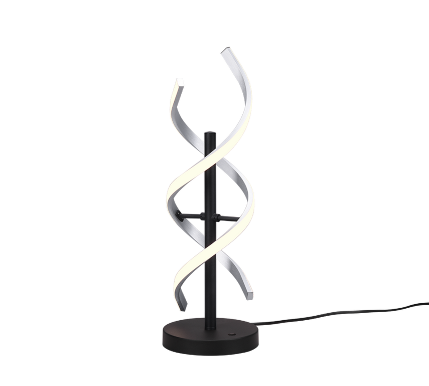 Lámpara de sobremesa Trio Sequence LED brushed aluminium 48,5cm 541810205