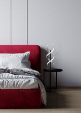 Lámpara de sobremesa Trio Sequence LED brushed aluminium 48,5cm 541810205
