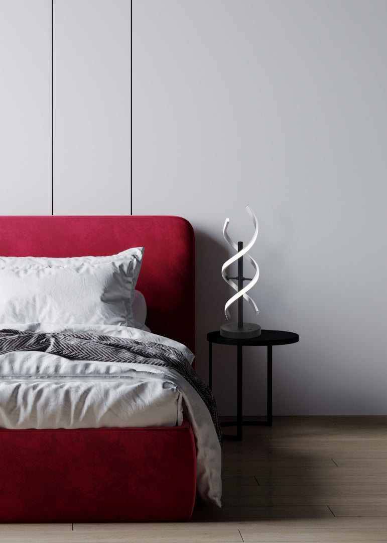 Lámpara de sobremesa Trio Sequence LED brushed aluminium 48,5cm 541810205
