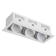 Fabrilamp AUGUSTO 92483001 Foco Kardan Augusto Empotrar 3xgu10 Blanco 11x30bombillas No Incluidas