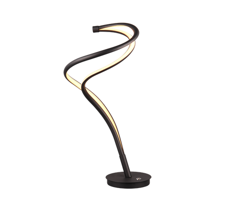 Lámpara de sobremesa Trio Nala LED negro mate 56cm 544310132