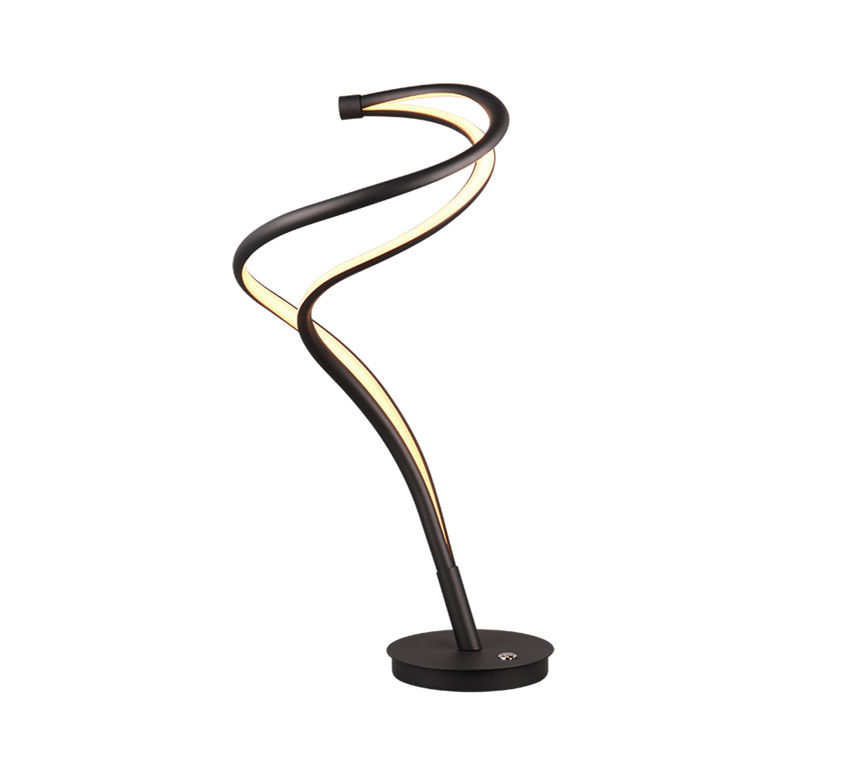 Lámpara de sobremesa Trio Nala LED negro mate 56cm 544310132