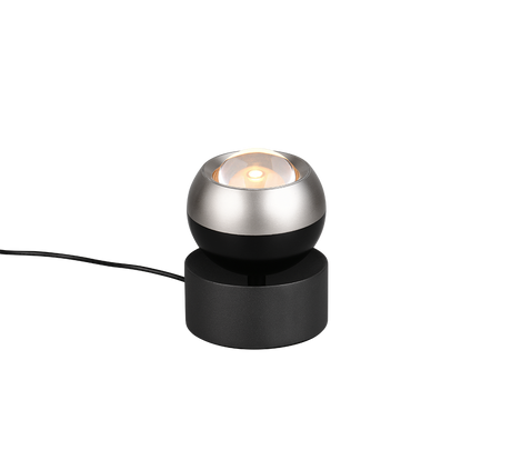 Lámpara de sobremesa Orbit Trio níquel mate 544410107