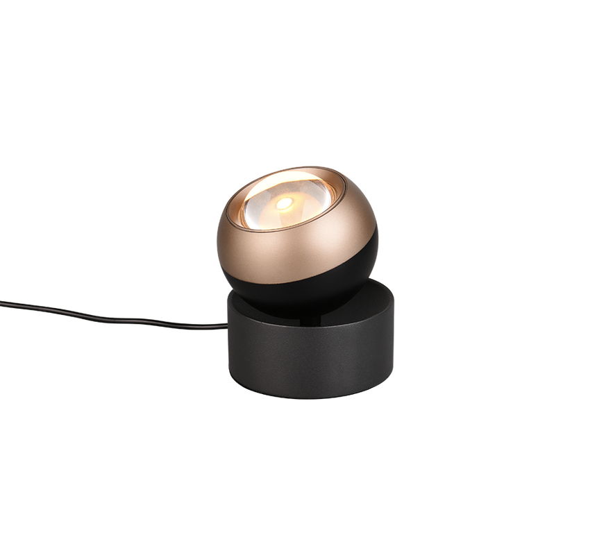 Lámpara de sobremesa Orbit Trio negro mate 544410132