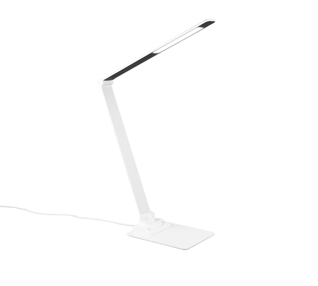 Lámpara de sobremesa Trio Travis LED blanco mate táctil 71,9cm 545310131
