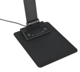 Lámpara de sobremesa Trio Travis LED negro mate táctil 71,9cm 545310132