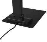 Lámpara de sobremesa Trio Travis LED negro mate táctil 71,9cm 545310132