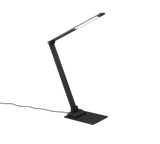 Lámpara de sobremesa Trio Travis LED negro mate táctil 71,9cm 545310132