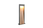 Baliza de exterior Trio Salmon LED imitación madera 3000K IP44 60cm 546960135