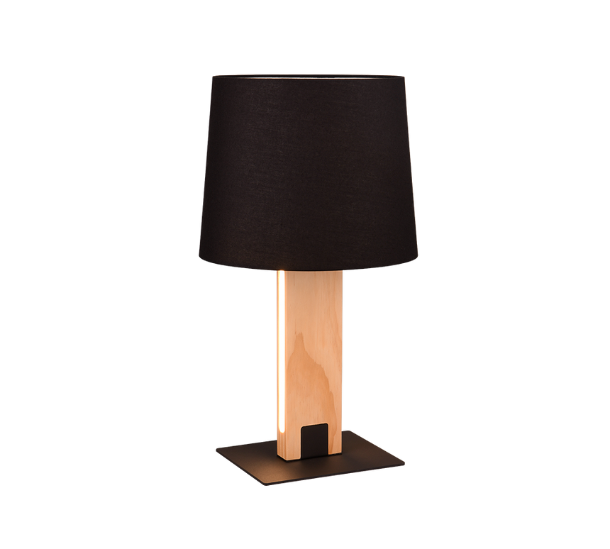 Lámpara de sobremesa Trio Rahul LED negro mate táctil 2700K 50cm 547610232