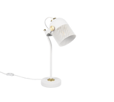 Lámpara de sobremesa Trio Mixa LED blanco mate 2700K 45cm 548200131