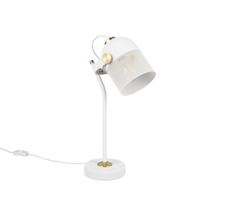 Lámpara de sobremesa Trio Mixa LED blanco mate 2700K 45cm 548200131