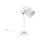 Lámpara de sobremesa Trio Mixa LED blanco mate 2700K 45cm 548200131