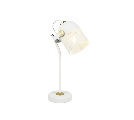 Lámpara de sobremesa Trio Mixa LED blanco mate 2700K 45cm 548200131