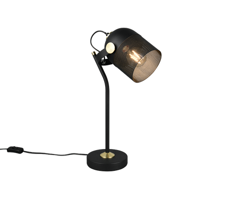 Lámpara de sobremesa Trio Mixa LED negro mate 2700K 45cm 548200132
