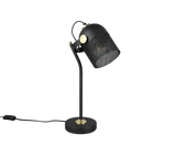 Lámpara de sobremesa Trio Mixa LED negro mate 2700K 45cm 548200132