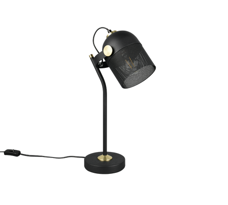Lámpara de sobremesa Trio Mixa LED negro mate 2700K 45cm 548200132