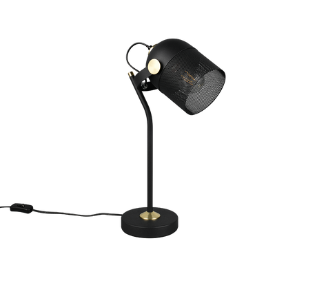 Lámpara de sobremesa Trio Mixa LED negro mate 2700K 45cm 548200132