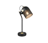 Lámpara de sobremesa Trio Mixa LED negro mate 2700K 45cm 548200132