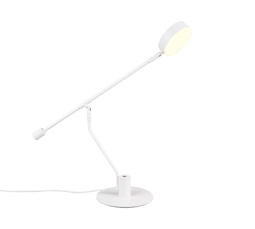 Lámpara de sobremesa Trio Manduro LED blanco mate táctil 64cm 549010131