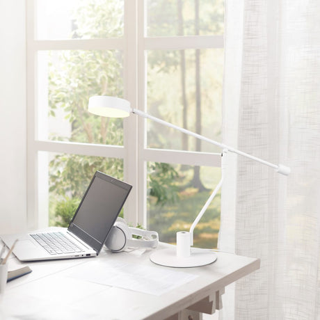 Lámpara de sobremesa Trio Manduro LED blanco mate táctil 64cm 549010131