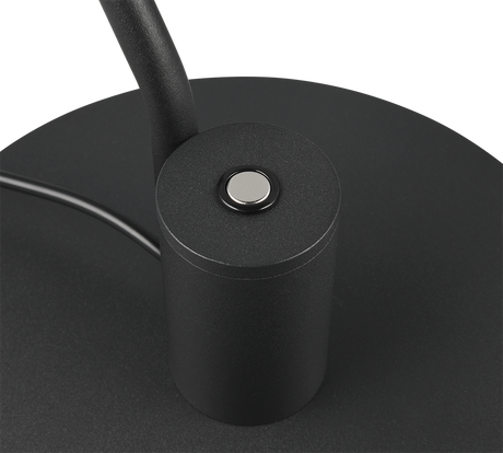 Lámpara de sobremesa Trio Manduro LED negro mate táctil 64cm 549010132