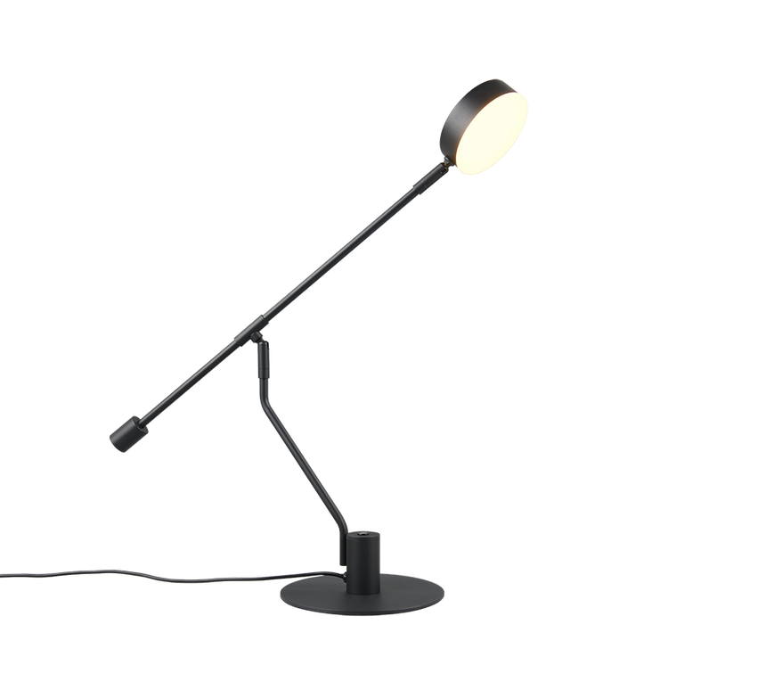 Lámpara de sobremesa Trio Manduro LED negro mate táctil 64cm 549010132