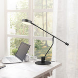 Lámpara de sobremesa Trio Manduro LED negro mate táctil 64cm 549010132