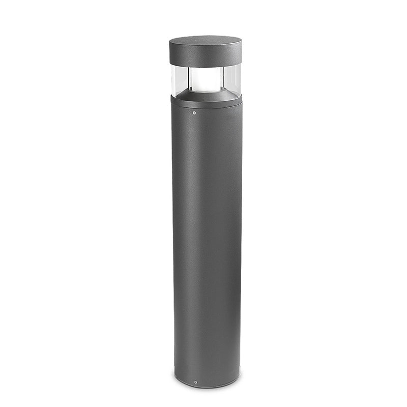 LedsC4 Baliza Newton E27 15 gris urbano 55-9504-Z5-M2