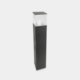 LedsC4 Baliza Cubik E27 90cm E27 15 gris urbano 55-9549-Z5-M3
