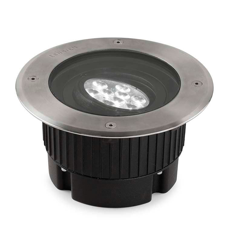 LedsC4 Empotrable De Suelo IP65-IP67 Gea Power LED Round  Ø180Mm LED 11 Blanco Cálido 55-9665-CA-CL