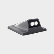Baliza de exterior LedsC4 Rexel 2 Leds LED gris urbano 3000K IP66 55-9883-Z5-CL
