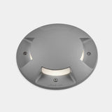 LedsC4 Empotrable de suelo Xena LED blanco neutro gris Urb 55-E102-Z5-CM