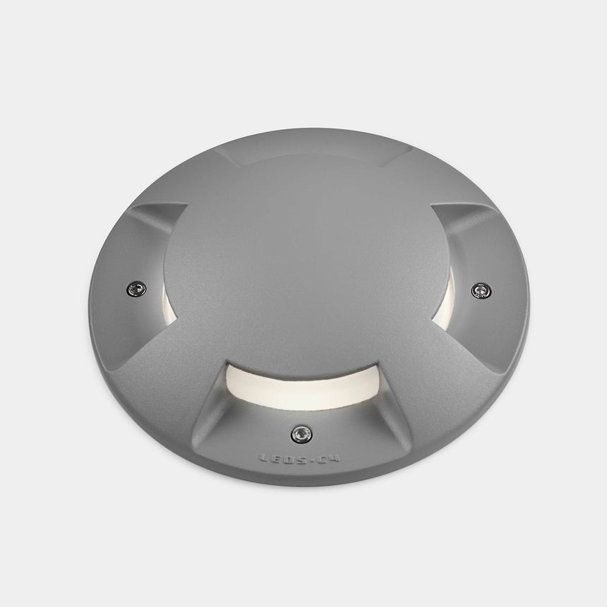 LedsC4 Empotrable de suelo Xena LED blanco neutro gris Urb 55-E102-Z5-CM