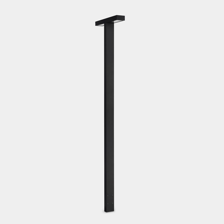 LedsC4 Street Lamp Ele 2 LED lights 49 DALI-2 black 55-E106-60-CW