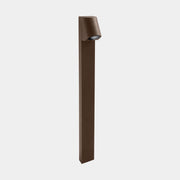 Baliza de exterior LedsC4 Eko Inclined GU10 marrón IP66 55-E111-J6-37