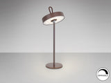 Lámpara de sobremesa Schuller Gong LED corten 3000K exterior IP54 35cm vista 1