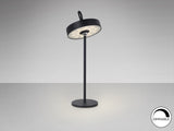 Lámpara de sobremesa Schuller Gong LED negro 3000K exterior IP54 35cm vista 1
