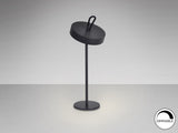 Lámpara de sobremesa Schuller Gong LED negro 3000K exterior IP54 35cm vista 2