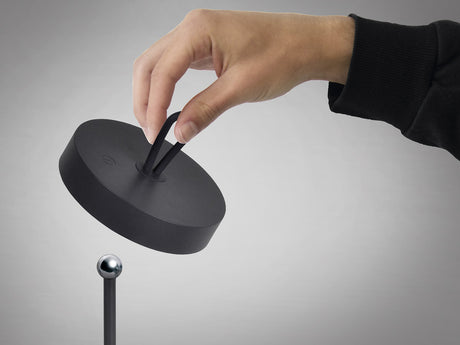 Lámpara de sobremesa Schuller Gong LED negro 3000K exterior IP54 35cm vista 4