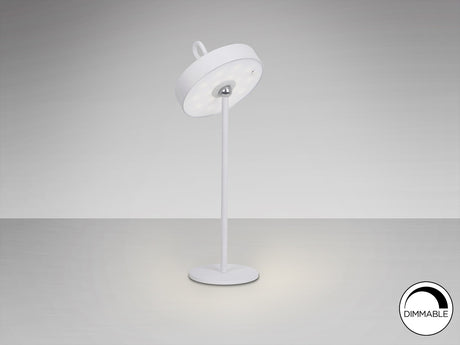 Lámpara de sobremesa Schuller Gong LED blanco 3000K exterior IP54 35cm vista 1