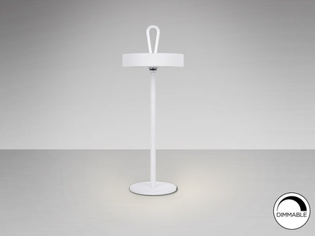 Lámpara de sobremesa Schuller Gong LED blanco 3000K exterior IP54 35cm vista 3