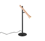 Lámpara de sobremesa Trio Fiato LED negro mate 53cm 552010165
