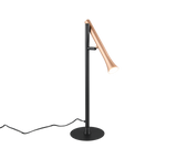 Lámpara de sobremesa Trio Fiato LED negro mate 53cm 552010165