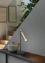 Lámpara de sobremesa Trio Fiato LED negro mate 53cm 552010165