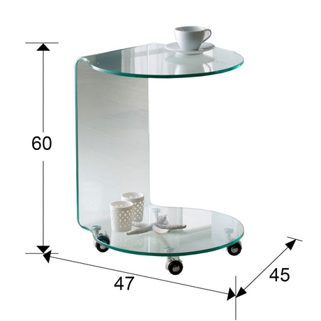 Schuller Glass 552672 Mueble Auxiliar Transparente