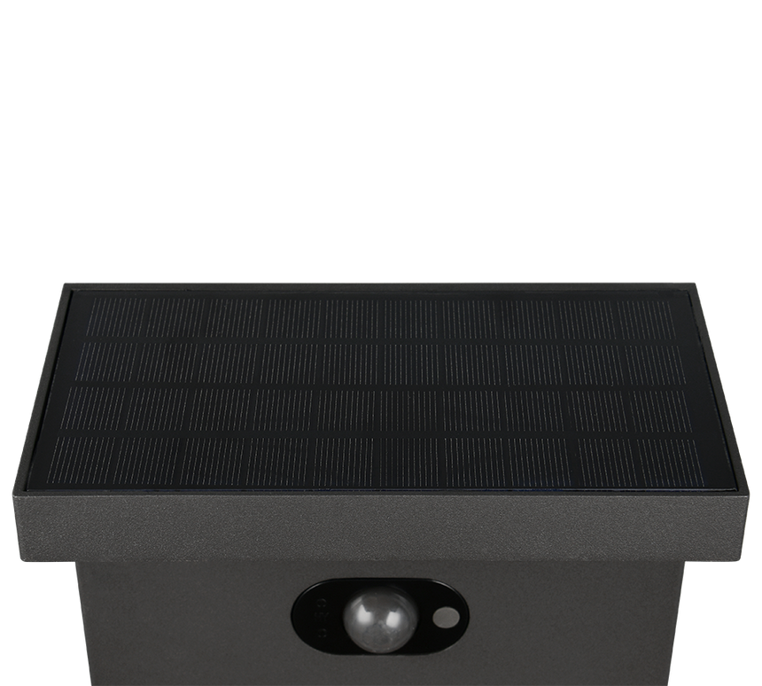Baliza de exterior Trio Blyde LED antracita solar CCT regulable IP65 60cm 553569