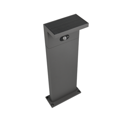 Baliza de exterior Trio Blyde LED antracita solar CCT regulable IP65 60cm 553569