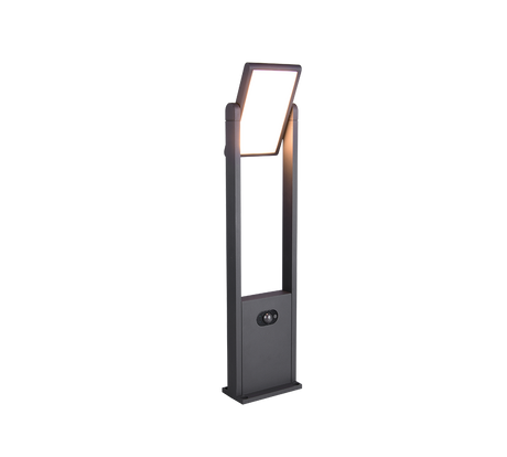 Baliza de exterior Trio Malawi LED antracita solar CCT regulable IP65 61cm 55376